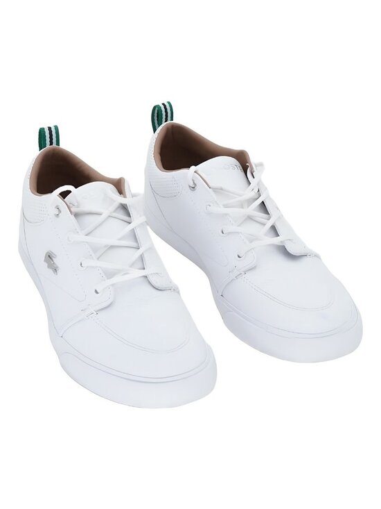 Lacoste Men\'s Bayliss Leather Perforated Collar Sneakers White Size 8M main image 5